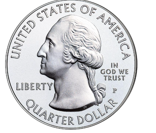 Picture of a quarter to be used in "The Haunting Game" (photo from Google Images)