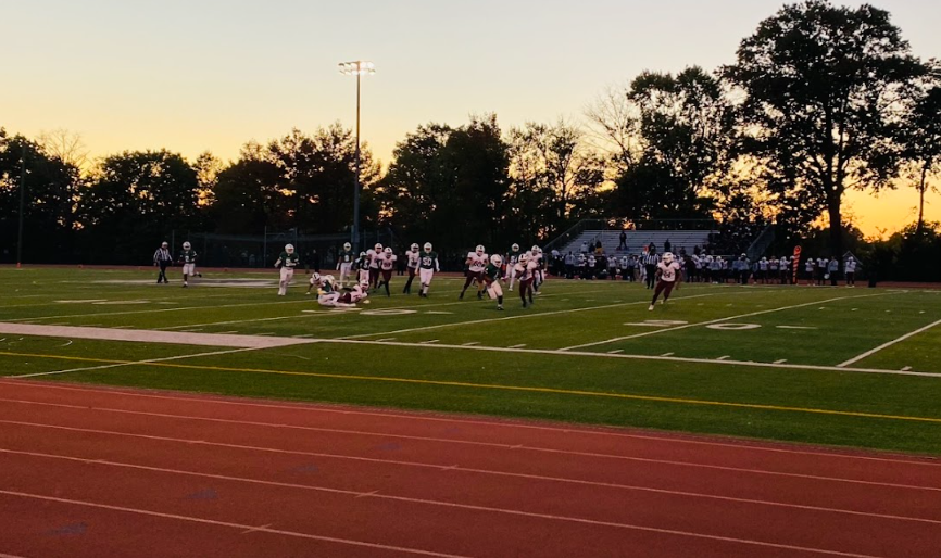 Fiheem Howell, Jr. running up the sideline during the JFK win.