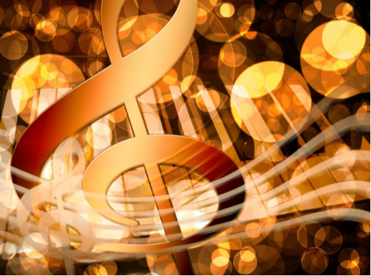 Image of music notes(photo by Pixabay)
