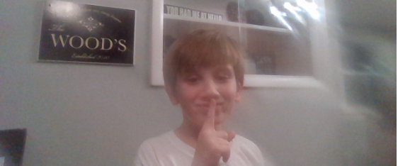 This is my brother Noah Wood. He is smart, kind, and kind of goofy. 

