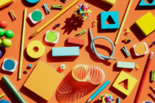 School supplies all over a table ( From : Unsplash )