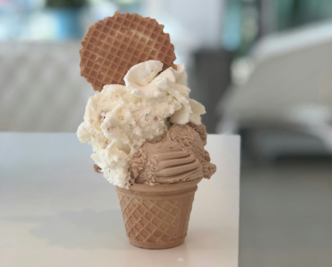 A photo of a ice cream made by Mathilde Pée